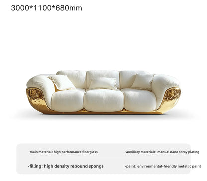 High quality sofa villa living room furniture four-person sofa