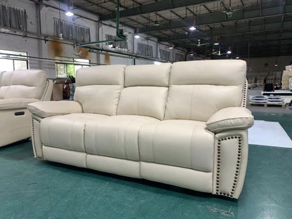Living room furniture leather electric recliner combination sofa cover