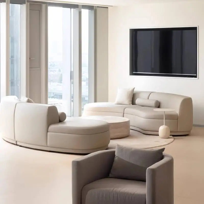 Puff Nordic Living Room Sofas Luxury Black Dark Curved Cute Living Room Sofas Lounges Bubble Banken Woonkamer Furniture For Home