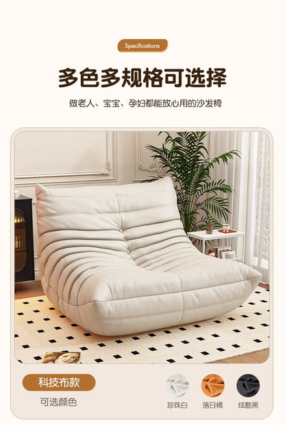 Oil wax caterpillar sofa, fashionable, high-end and atmospheric, luxurious decoration for living room, bedroom, hotel