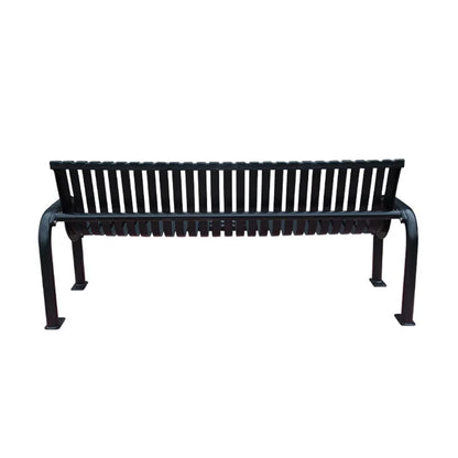 Outdoor Furniture Modern extra Long Metal Bench Public Park Steel Bench Seating Outside Garden Patio Powder Coated Seat Bench