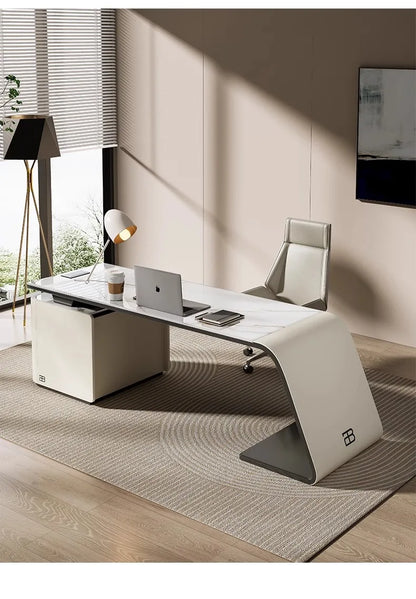 Luxury Storage Computer Desks Large Organiser Adult Bedroom Drawers Gaming Desk Notebook White Mesas De Computador Furniture