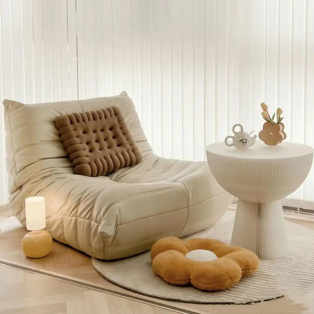 Viral Caterpillar Lazy Lounger Reclining Sleeping Single Seater Sofa Instagram-Worthy Bedroom Balcony Tatami Armchair