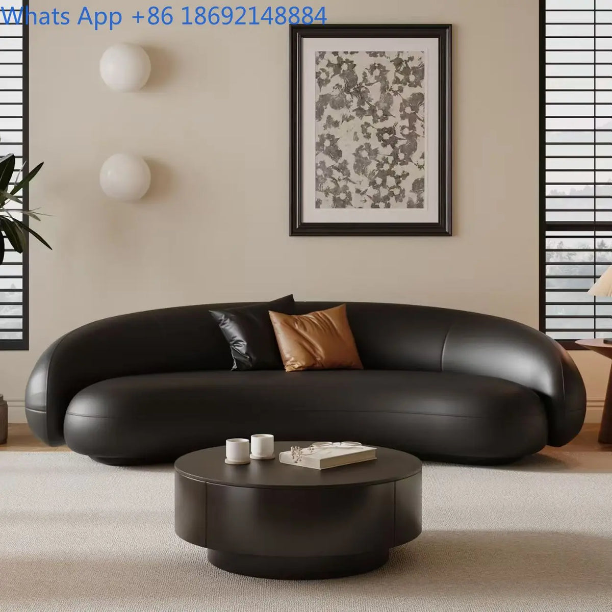Minimalist Luxury Sofa for Living Room Small Space Lounge Waiting Area Seating