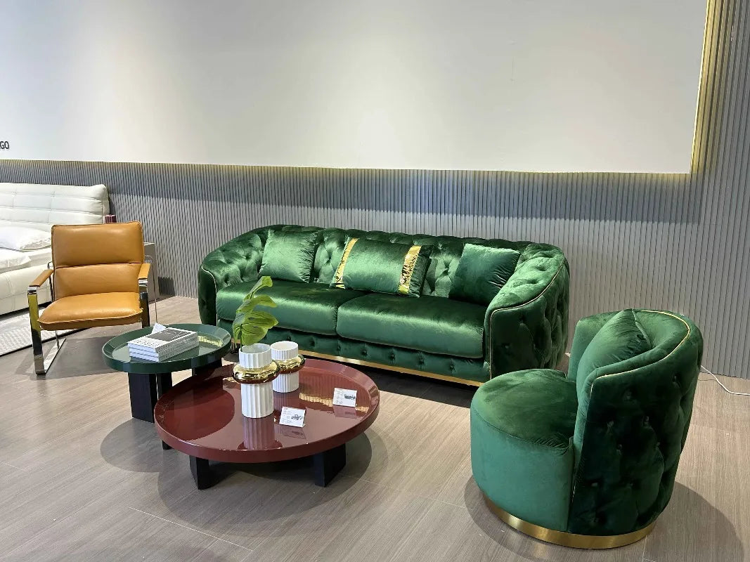 Modern Luxury Sofa Set Velvet Sofa Living Room Sofa