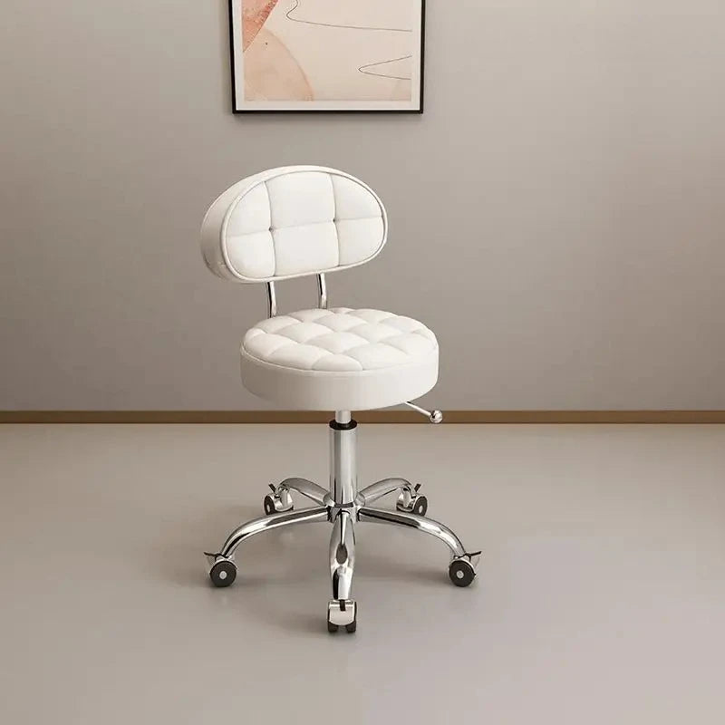 Adjustable Nail, Makeup, Hairdressing Shop, Student Stool, Beauty Salon Special Stool, Roller Bar Chair