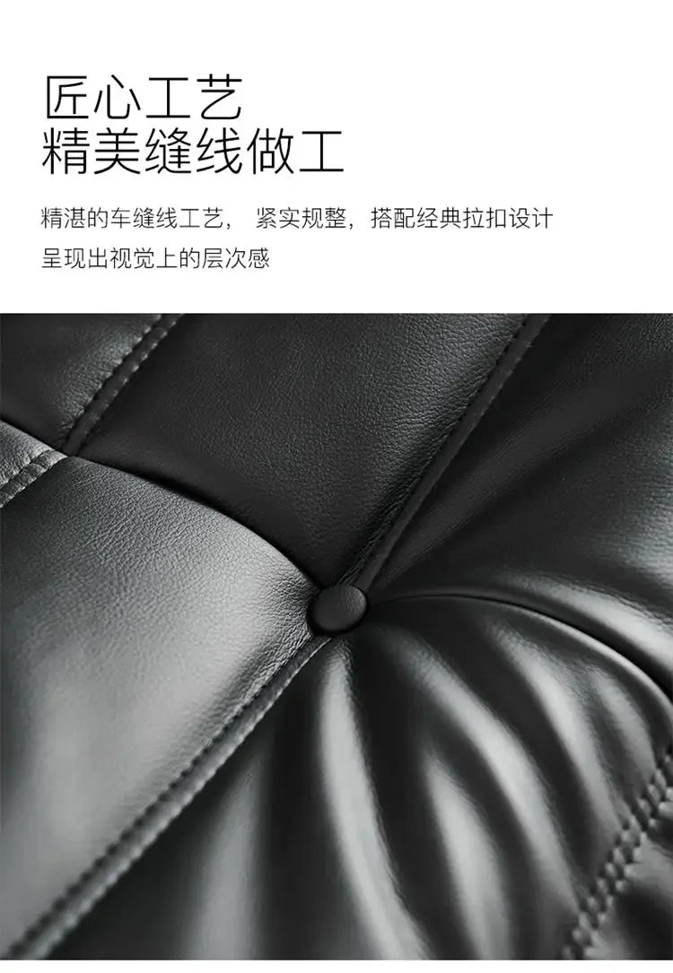 Oil wax leather caterpillar sofa, fashionable high-end atmosphere, living room, bedroom, shops and hotels can be used