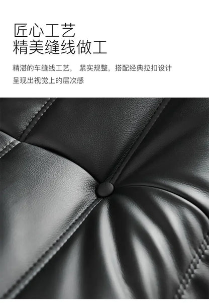 Oil wax leather caterpillar sofa, fashionable high-end atmosphere, living room, bedroom, shops and hotels can be used