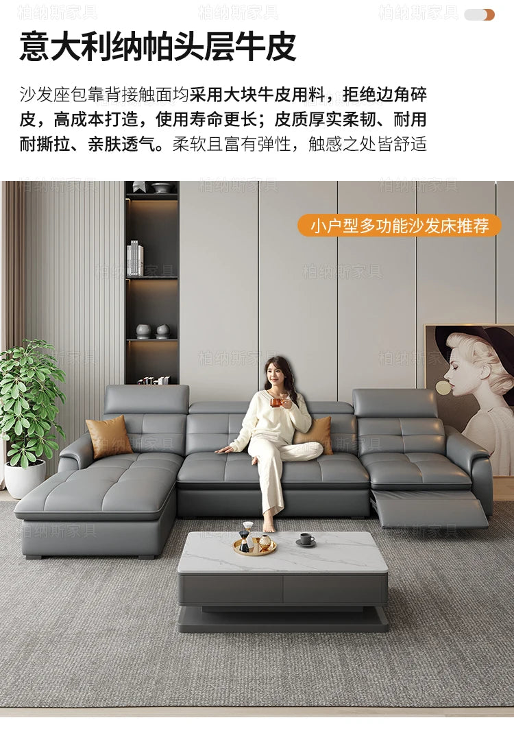 Italian Modern Sofas Minimalist Living Room Electric Lazy Sofas Relax Armchairs Apartment Articulos Para El Hogar Accessories