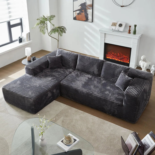 Wholesale Convertible Sofa Bed Memory Foam Vacuum Packed Modular Sectional with Storage