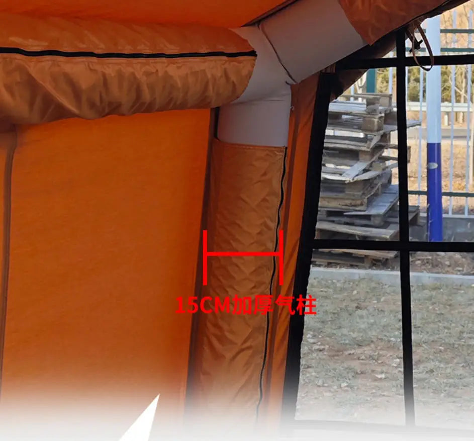 Outdoor Camping Tents for 3-4 People Fully Automatic Inflatable Marquee TC Cotton Camping Site Stargaze Canopies Canvas Marquee