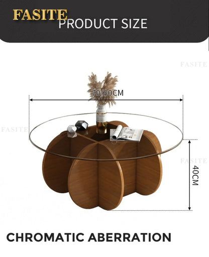 Unique Display Coffee Table Clear Ornaments Aesthetic Minimalist Coffee Table Luxury Design Mesa Centro Salon Home Furniture