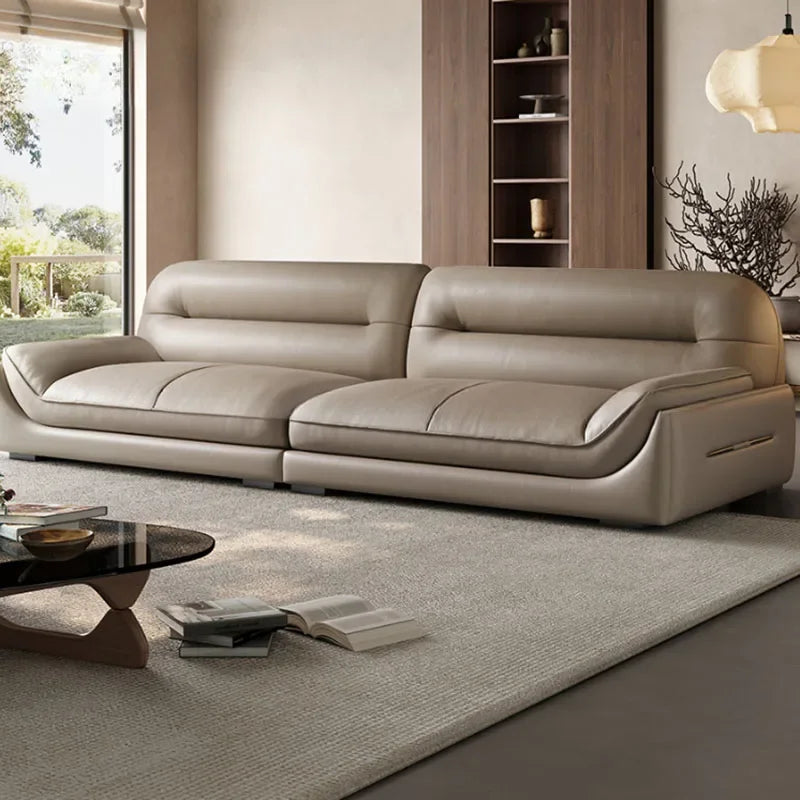 Postmodern Leather Filler Sofa Living Room Luxury Italian Nordic Lazy Couch Recliner Lounge Salon Divano Postmodern Furniture