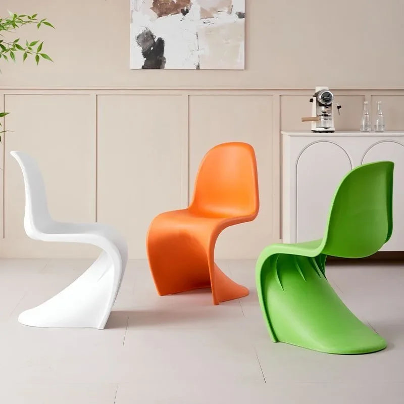 Sleek Ghost Chair with Clear Acrylic Backrest for Modern Living Room Decor Contemporary Living Room Relaxing Dining Chair