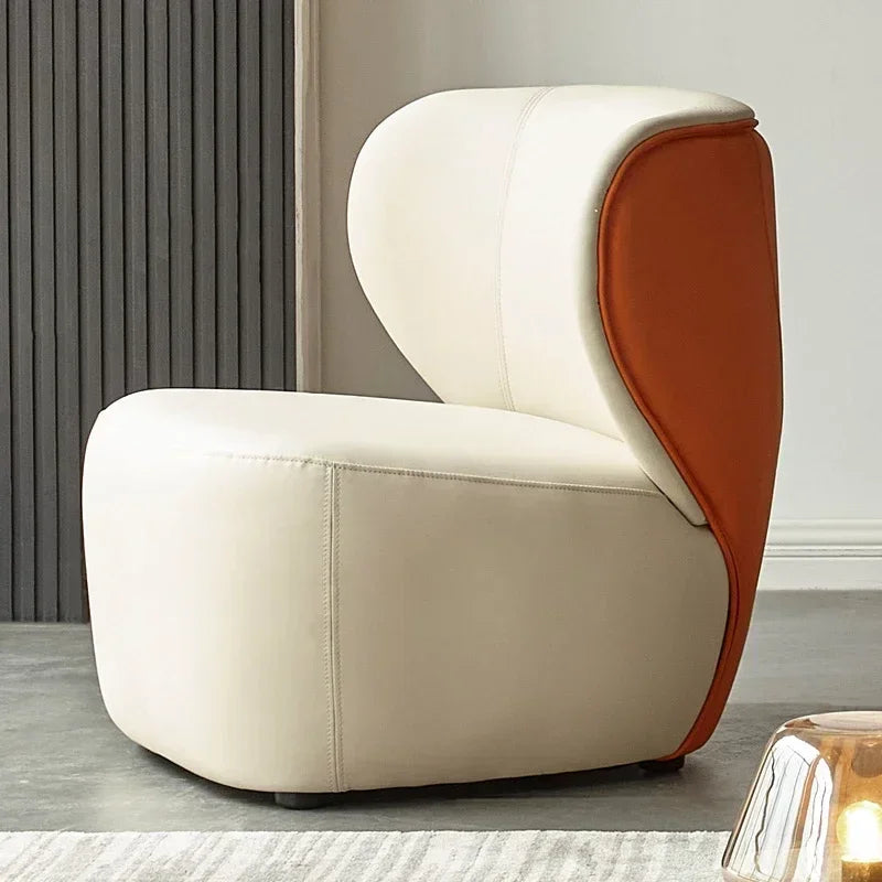 -Customized Velvet Fabric Lounge Sofa Chair Modern Ergonomic Accent Leisure Living Room Chairs