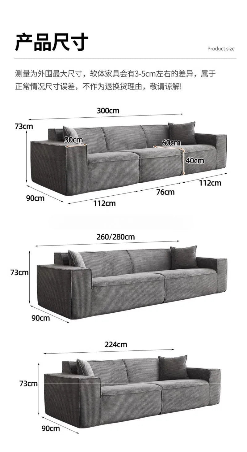 French Classic Living Room Sofas Simple Rustic Comfy Upholstered Living Room Sofas Boneless Modern Sofa Compressé Home Furniture
