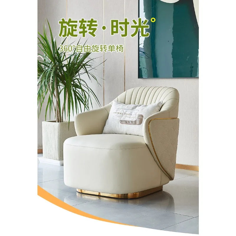 Italian minimalist leisure simple light luxury designer furniture negotiation reception sofa armchair