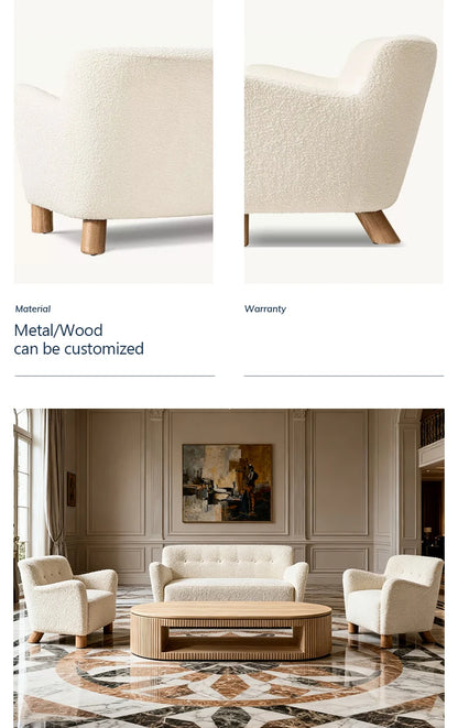 Modern Villa Living Room Sofa Set Home Living Room Furniture Luxury Hotel Lobby Sofa