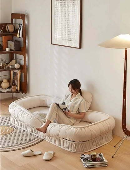 -Human Dog Multi-fuctional Napping  Lazy Sofa Folding Lying Sleep Adjustable Washable Small Living Room Huge Single Sofa Bed