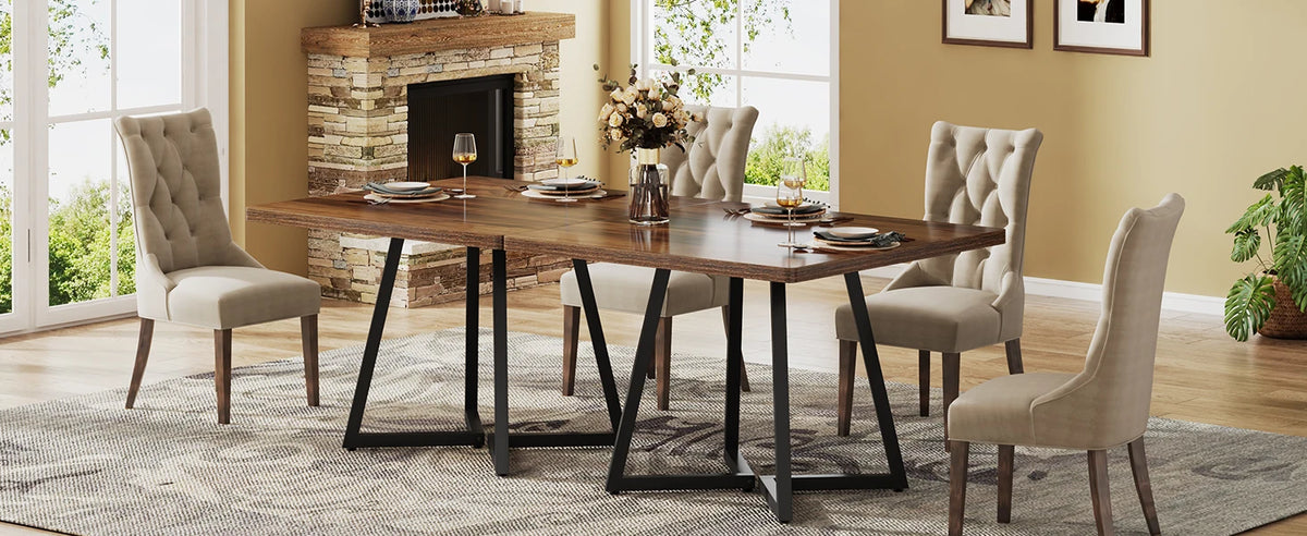 Tribesigns Square Dining Table for 4, 31.5
