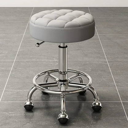 Rolling Hydraulic Chair Beauty Salon Stool Hairdressing Wheeled Beauty Tattoo Chairs Swivel Sedia Commercial Furniture