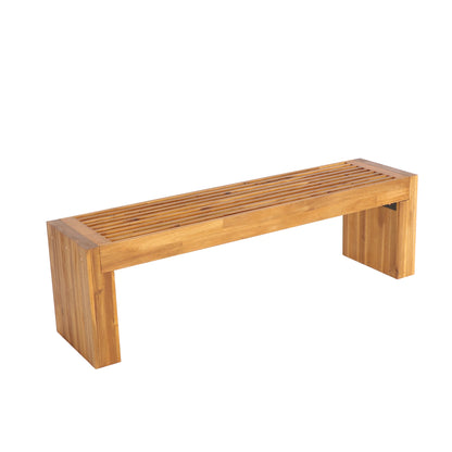 Banc en bois d'acacia naturel de meubles d'extérieur écologiques de haute qualité du Vietnam