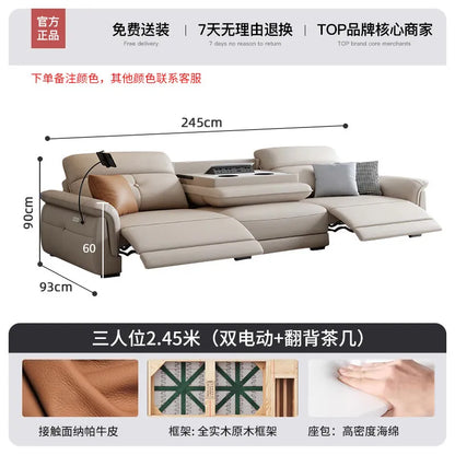 Minimalist Single Electric Sofas Gray European Smart Massage Living Room Sofas Modern Style Sofa Wohnzimmer Furniture For Home