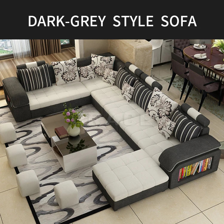 Hotel Composable Sofa Set Furniture Bed Sets Couch Living Room Home Luxury Sectional Sofas