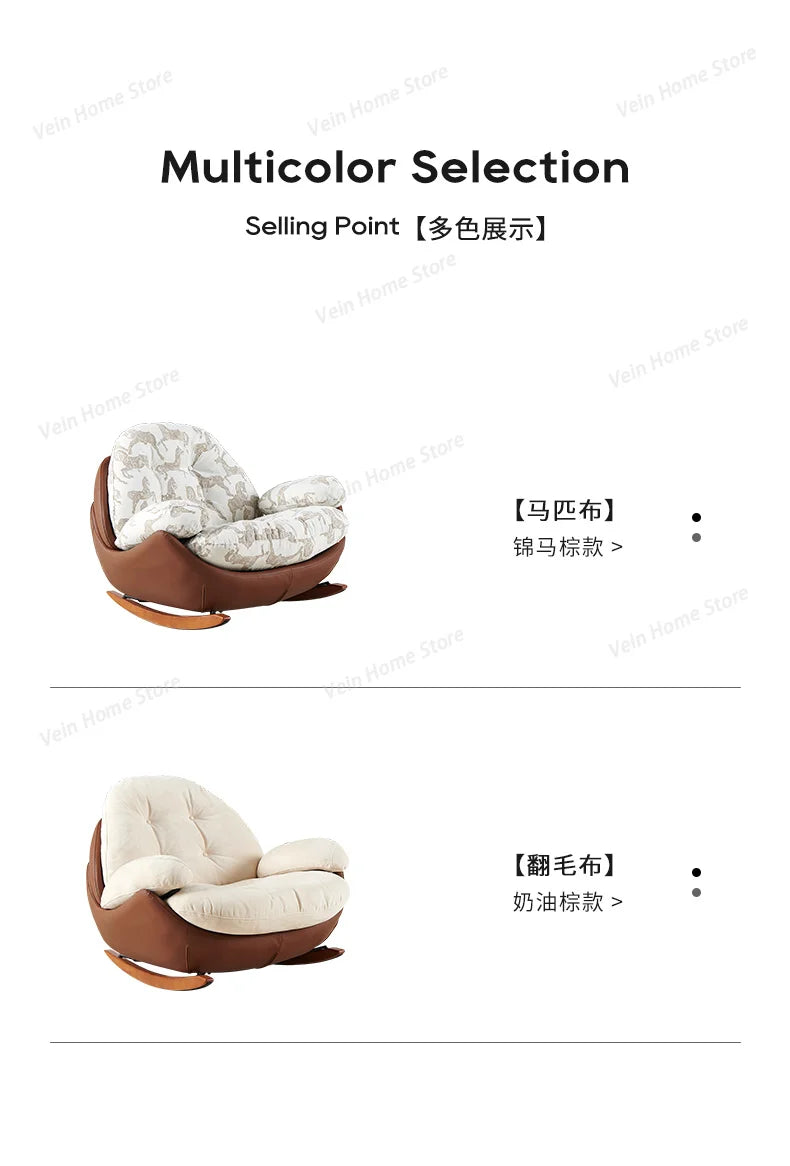 Rocking Lounge Living Room Chairs Gaming Mobile Reading Designer Chairs Luxury Bedroom Comfortable Fauteuil Salon Home Furniture