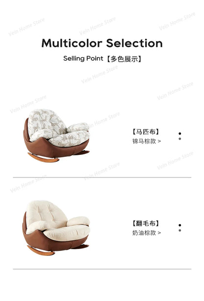 Rocking Lounge Living Room Chairs Gaming Mobile Reading Designer Chairs Luxury Bedroom Comfortable Fauteuil Salon Home Furniture
