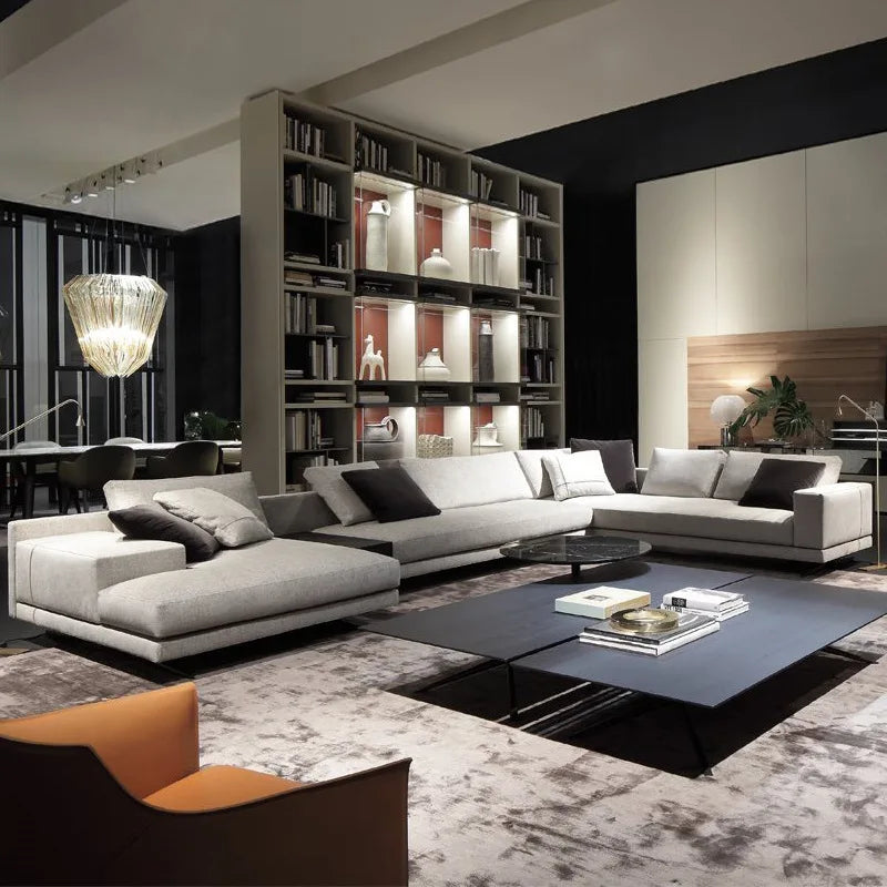 Nordic living room fabric sofa complete combination modern simple home disposable sofa