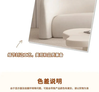 JB HCream Wind Sofa Small Apartment Living Room Simple Modern Clothing Store Beauty Salon Reception Rest Area
