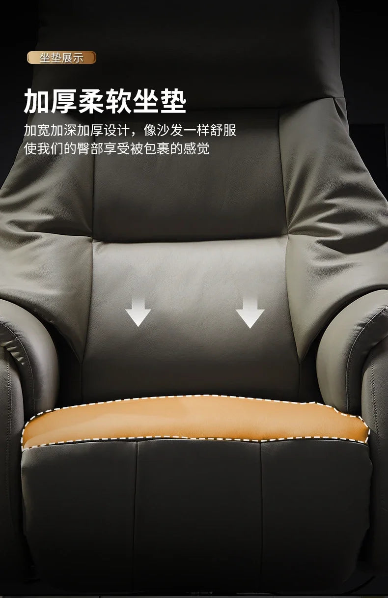 Comfortable Interior Office Chair Weightless Luxury Footrest Office Chair Conference Adjustable Silla De Oficina House Furniture