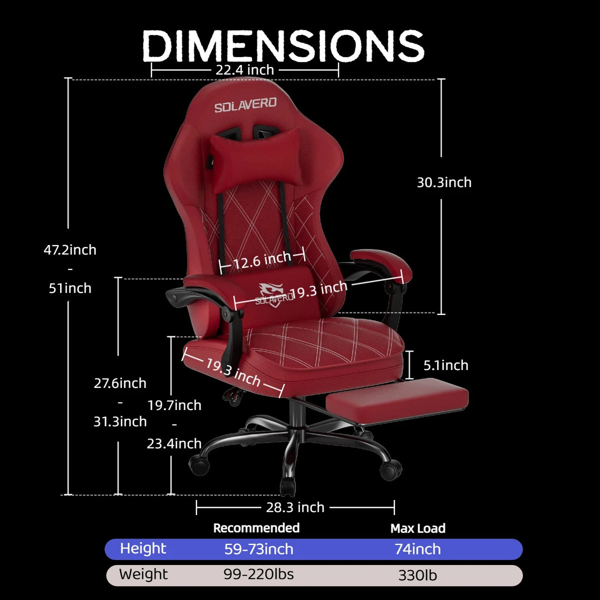 Massage Gaming Chair, Office Chair with Comfortable Velour Upholstery, Height-adjustable Gaming Chair, Ergonomically Designed, Featuring A 360° Swivel Seat & Headrest