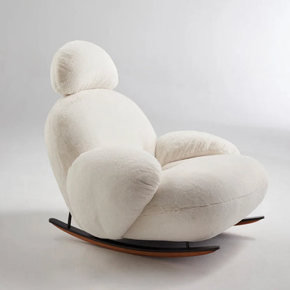 Luxury Modern Recliner Chair with Cushion Relaxing Rocking Furniture for Home Office & Hotel Leisure Living Room Sets