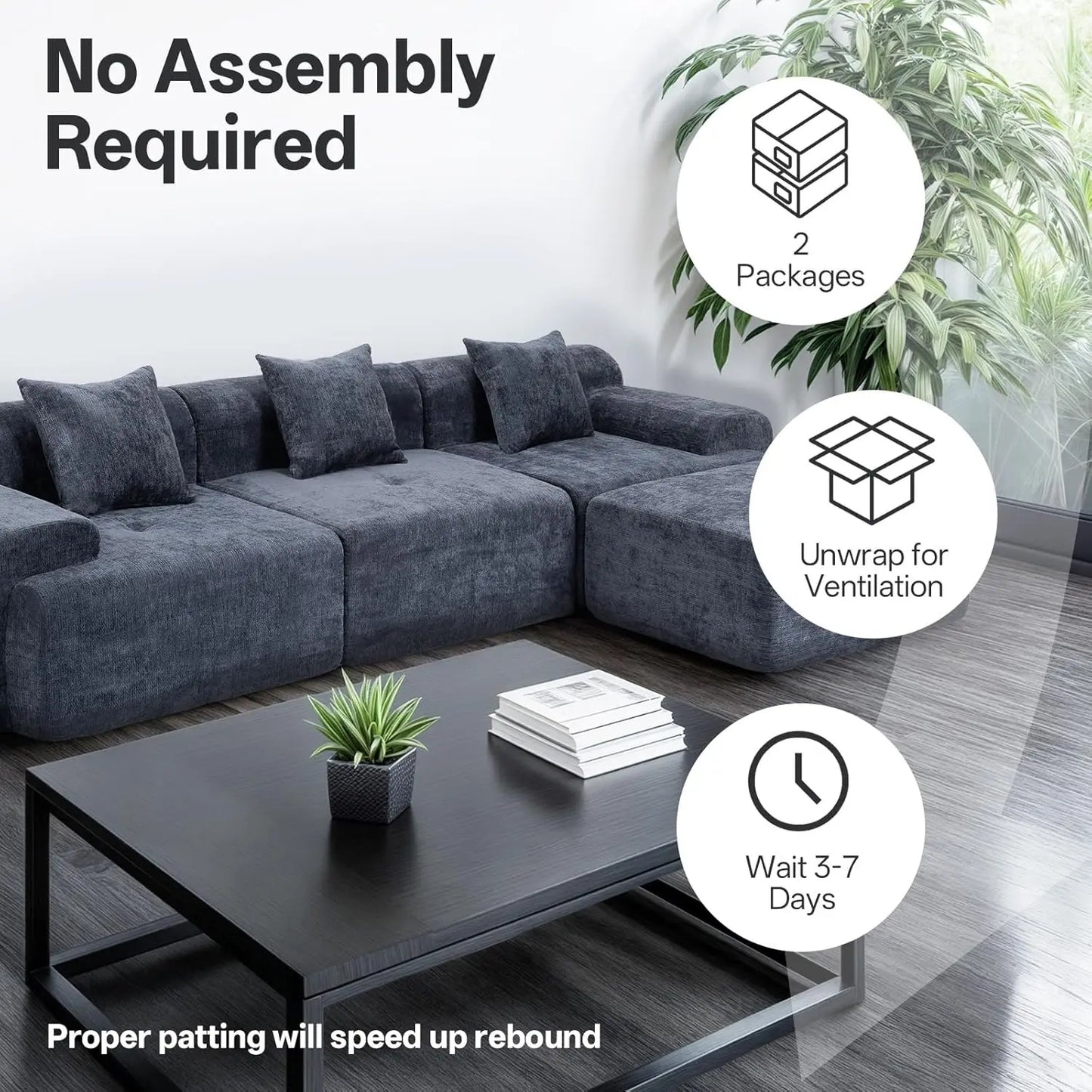 Modern Memory Foam Couch Modular Compressed Lazy Floor Vacuum Sofa Set Furniture Living Room Sofa