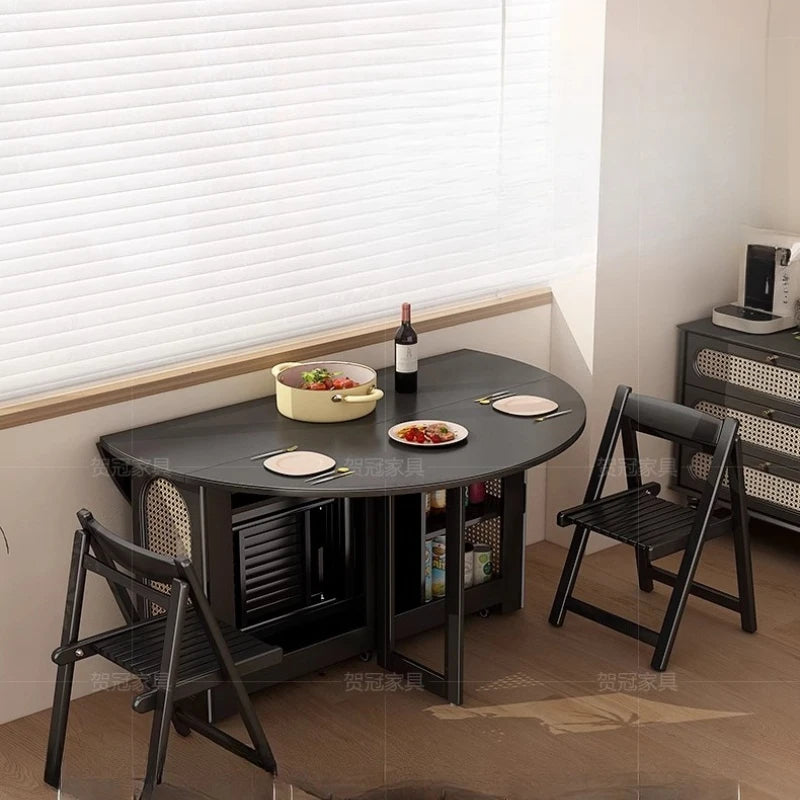Waterproof Chair Dining Table Breakfast Modern Chair Side Dining Table Space Savers Round Set Sala Da Pranzo Home Furnitures