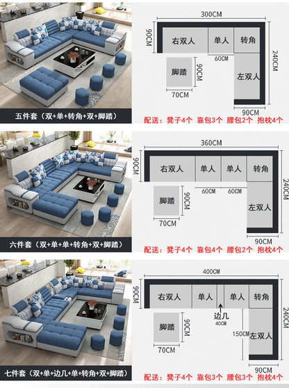 Living Room Minimalist Sofa Sectional Luxury Modern Home Sofa Lazy Comfortable Canape Salon De Luxe Furniture Accessories