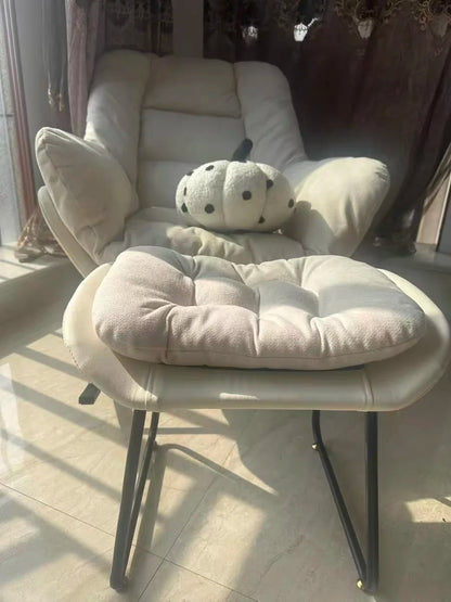 Lazy Sofa Rocking Chair Living Room Balcony Recliner Light Luxury Leisure Single Sofa Chairs  Living Room Furniture  cozy stool