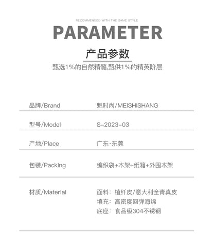 Two-color U-shaped villa leather sofa, modern light luxury semi-curved sofa