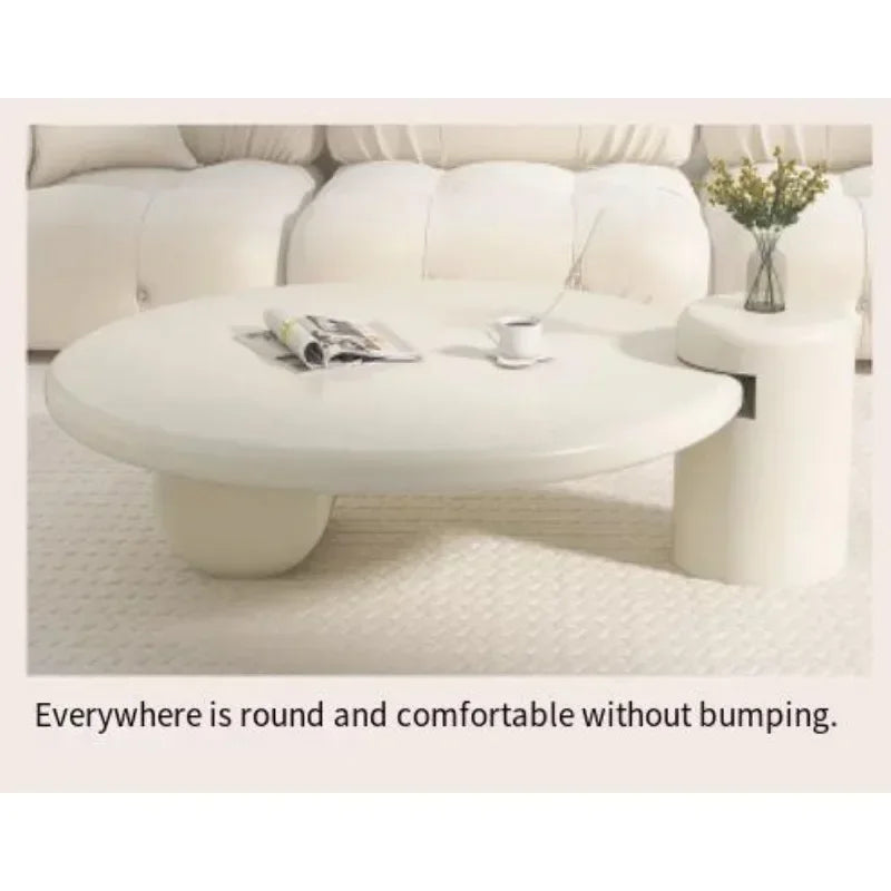 Lamps Modern Round Simple Table Nordic Smart Glamour Premium Design Coffee Tables Small White Cute Mesa De Centro Furniture
