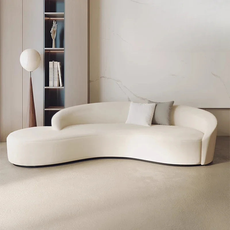 Small Cloud Living Room Sofas Children Nordic Modern Luxury Bedroom Sofas Lounge Corner Curved Wood Sillon Cama Home Furniture