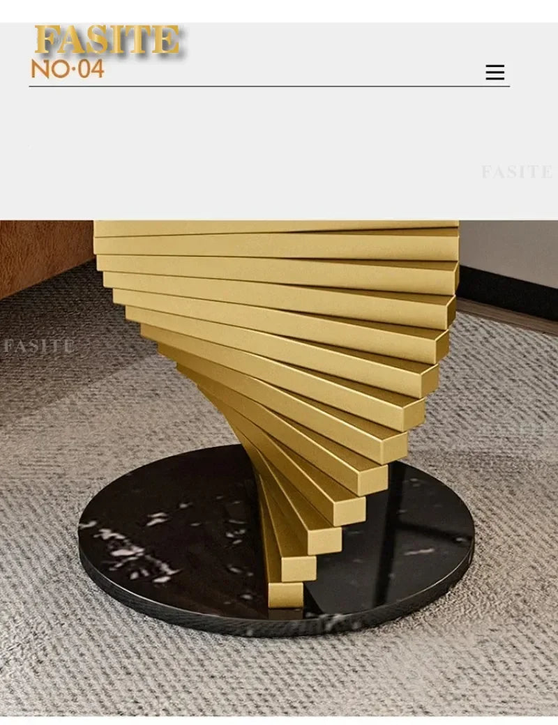 Nordic Leisure Bedroom Side Table Modern Marble Coffee Table for Living Room Furniture Nordic Designer Tables