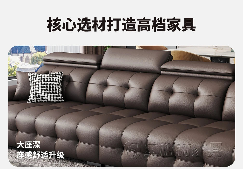 Modern Leather Living Room Sofas Couch Lazy Nordic Luxury Minimalist Living Room Sofas Lounge Designer Muebles Home Furniture