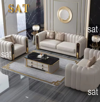 #*s for Living Room Leather Sectional Sofa Set Modern Design Convertible L-Shape Sponge Filling Grey Arm Chairs