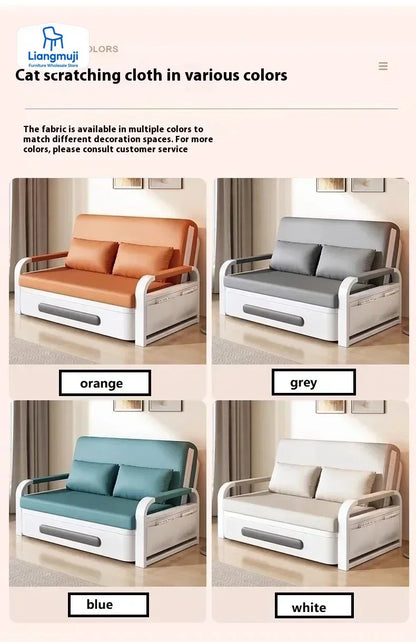 Fresh foldable home sofa fold bed furniture sofa set living room furniture minimalist sofa bed foldable lazy