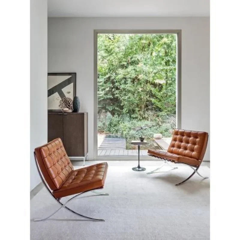Barcelona Chair Nordic Single Sofa Italian Designer Seat Personality Lounge Chair Lounge Chair Retro Chairs