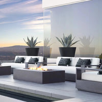 outdoor furniture aluminum frame lounge courtyard garden sofa set hotel courtyard outdoor furniture set luxury garden sofa set