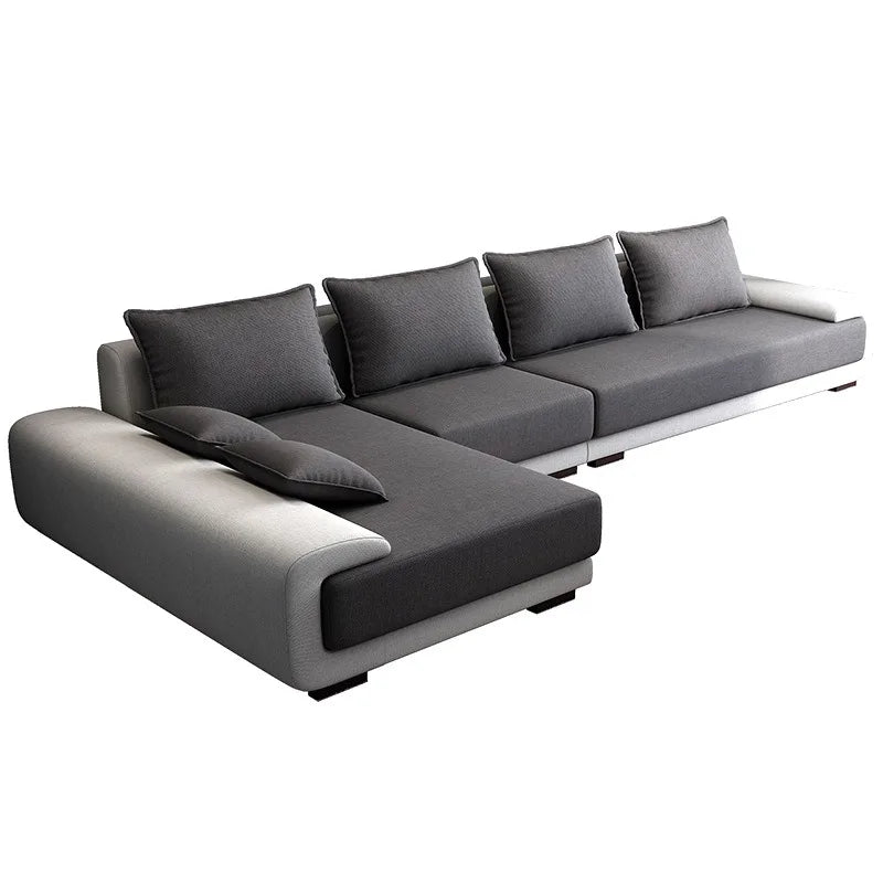 Sofa living room modern light luxury simple technology cloth sofa small apartment combination furniture latex