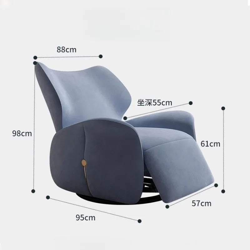 Office Back Support Chairs Ergonomic Modern Single Design Chairs Lazy Ergonomic Poltronas Confortaveis Para Sala Rome Furniture